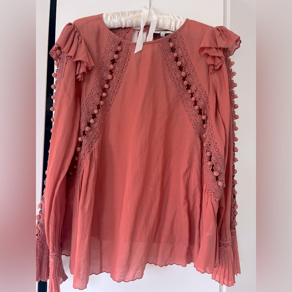 Sea size 8 boho shirt